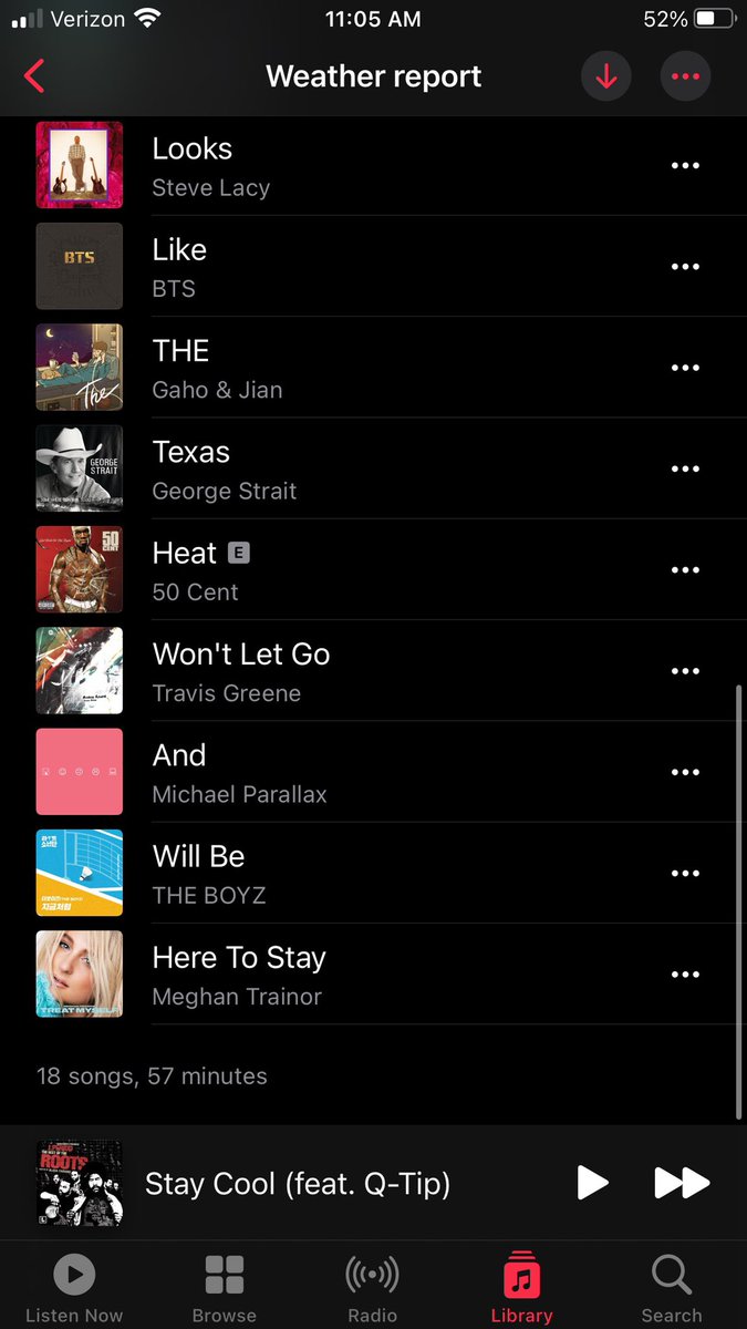 KSATSarahSpivey's tweet photo. San Antonio’s Spotify weather report…😅🥵 https://t.co/0st6CeEyk7