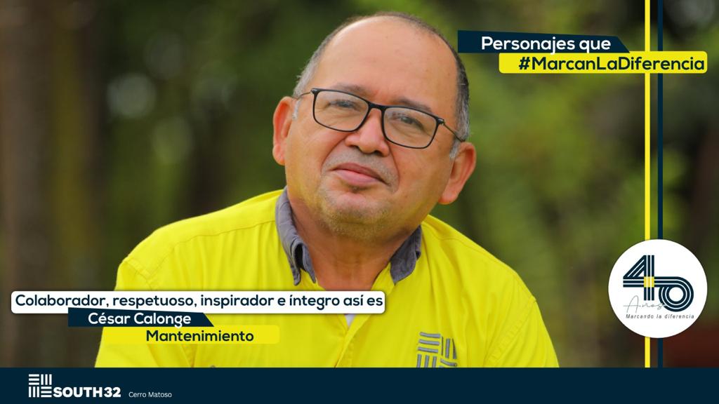 CerroMatosoSA's tweet photo. César es otro de los personajes del  equipo #Matosero dispuestos a  #MarcarLaDiferencia. 🤍Gracias César  por ser parte de nuestros 40 años de historia con tu espíritu colaborador y buena disposición.👷‍♂️ https://t.co/yVrM2SjuQx