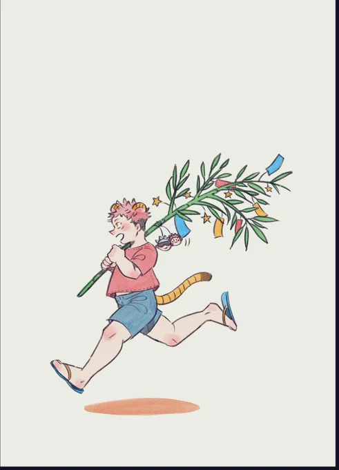 🐯「オレ!みんなのねがいごと集めてくる!🏃‍♂️💨」
さりげなく5️⃣🐯あります〜🧡
まだ、🎋ってことで…許しておくれ…🙏🏻 