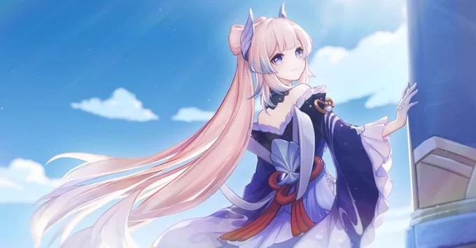 I often think about what an amazing character Kokomi is. A quiet, books-loving girl but with outstanding willpower and bravery to oppose a god and an army. 

She doesn't enjoy hurting people and is literally a healer but definitely can fight back and will win.

1/6
#GenshinImpact 