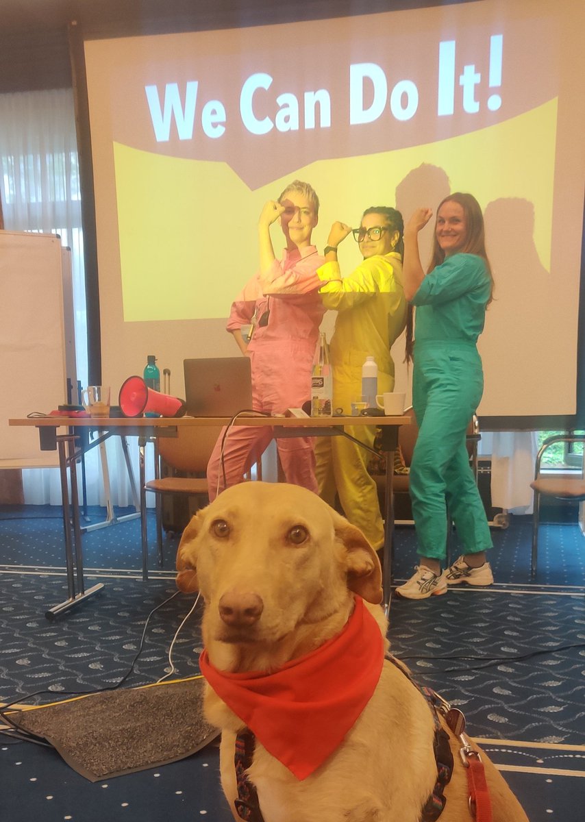 Patience, darf natürlich auch ihre Unterstützung des feministischen Kampfs teilen und macht beim Workshop Aktionskunst mit den <a href="/RadikaleTochter/">Radikale Töchter</a> aktiv mit 💪🤗

#feminism #Feminismus 
#Weneedmoreriotgirls
#Gewerkschaft <a href="/DGBHeTh/">DGB Hessen-Thüringen</a>