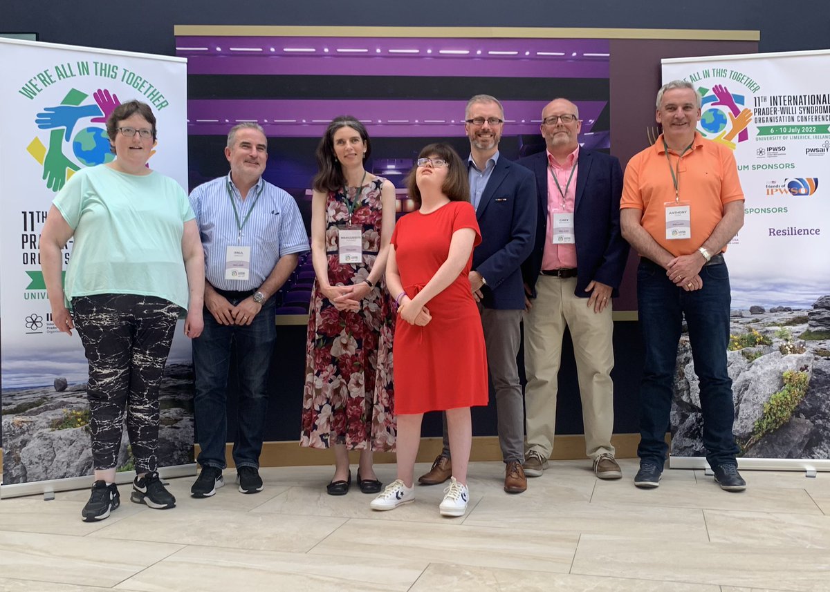 ipwso's tweet photo. Thank you to @rodericogorman for closing the first day of the Parents #PraderWilliSyndrome conference today as part of #IPWSO2022. @PWSAI https://t.co/GWiZTTr7CY