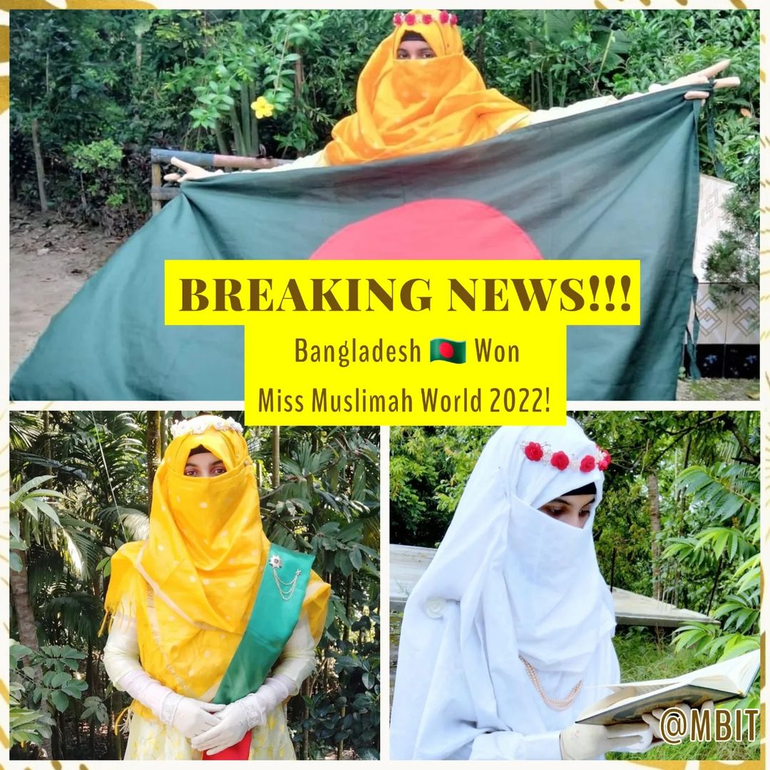 missbd_IT's tweet photo. @missmuslimahworld2022 won Shaheda Akter Chowdhury  from @bangladesh who is #Author #Teacher
#Poet #Singer #Artist #PublicSpeaker #Host #Voiceoverartist #Lawyer #ContentCreator
#Founder #Director #CEO of three #educationalinstitutions Congratulations❤️ https://t.co/bg5XS0gfdX