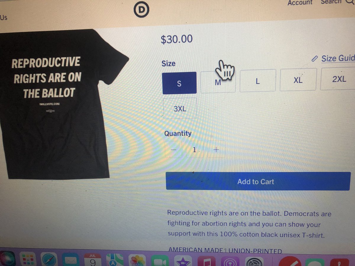 Went to order a t-shirt from <a href="/DNC/">Democratic Party</a> supporting abortion rights only to find they are “unisex” 😕HOW ABOUT A WOMENS CUT SHIRT! #unisex #AbortionRightsAreHumanRights #defaultmale <a href="/CCriadoPerez/">Caroline Criado Perez</a>