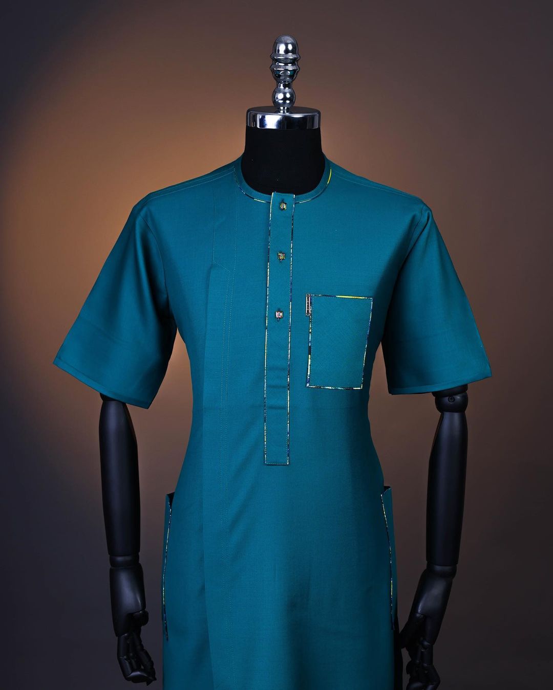 Shop Green African Traditional Native Senator & Kaftan - Deji & Kola