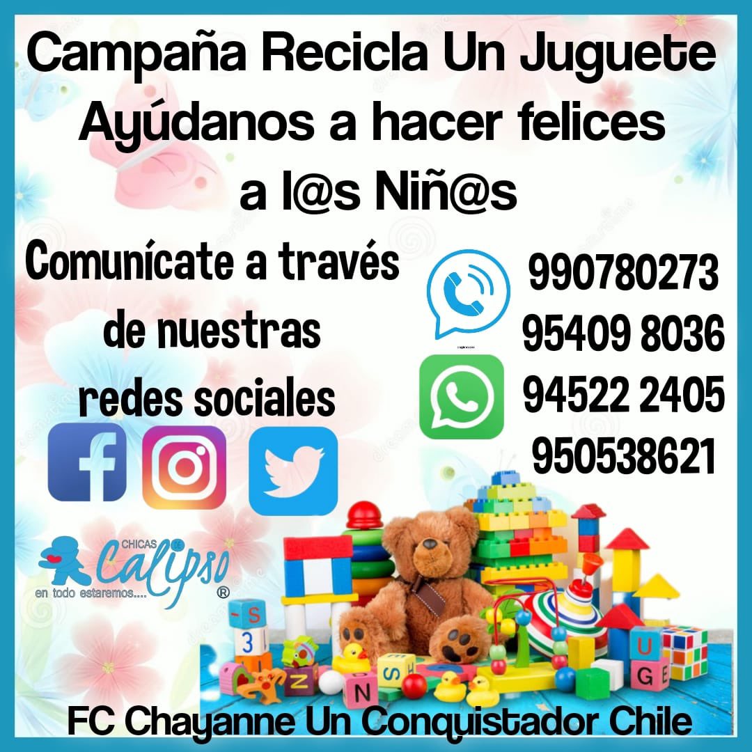 Ambitaela's tweet photo. Cariños @radiolibraynexo gracias por #SoloPiensoEnTi de @CHAYANNEMUSIC 🕺desde #SanAntonio 🇨🇱@CHICASDECALIPSO 💙#Chayanne 
#TeAmoYPunto
#SiempreJuntos
#VuelveChayanne 
#QueremosGira
#ChayanneEnViña2023
#FcChayanneUnConquistadorChile 🇨🇱 Ya comenzó la Campaña #ReciclaUnJuguete ⬇️ https://t.co/pWiEJ8IVlQ