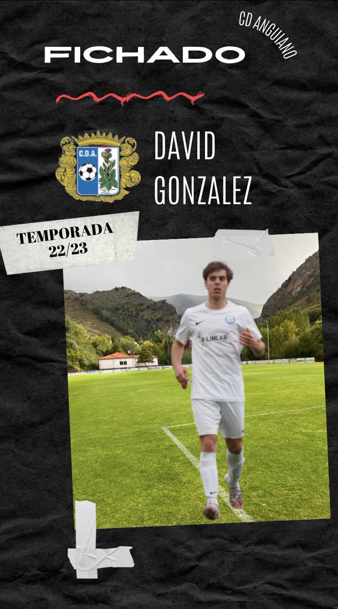 CDAnguiano_'s tweet photo. 🙋🏻‍♂️ FICHAJE 👀

✅ Anunciamos la llegada al club del delantero David González, procedente del @BALSAMAISO 

👋🏼 Bienvenido David https://t.co/qlfyQrcUO0