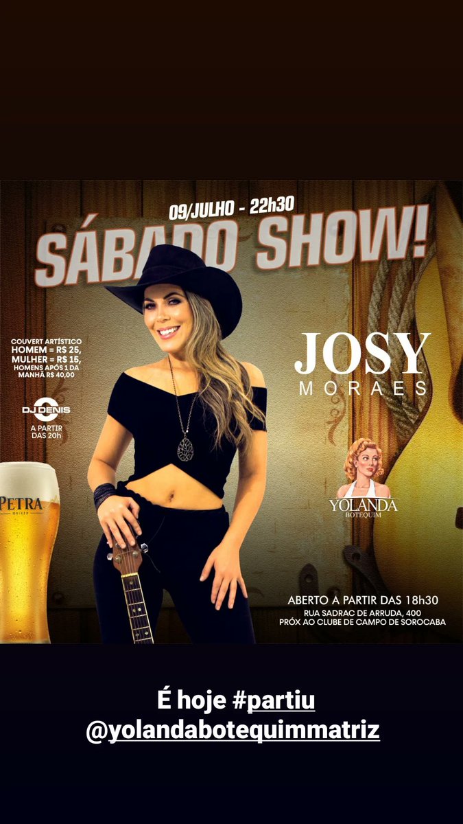 josymoraes0's tweet photo. É HOJEEEEEE #Partiu 🎶🎤💙 https://t.co/C6x0mSTnUG