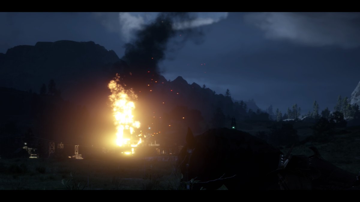 TheNotoriousGKE's tweet photo. Some shots for the #ShadowAndFlame theme. @ZarnGaming 
#DaysGone #RDR2 #TheLastOfUs2 #VirtualPhotography https://t.co/RUEAq4erqc