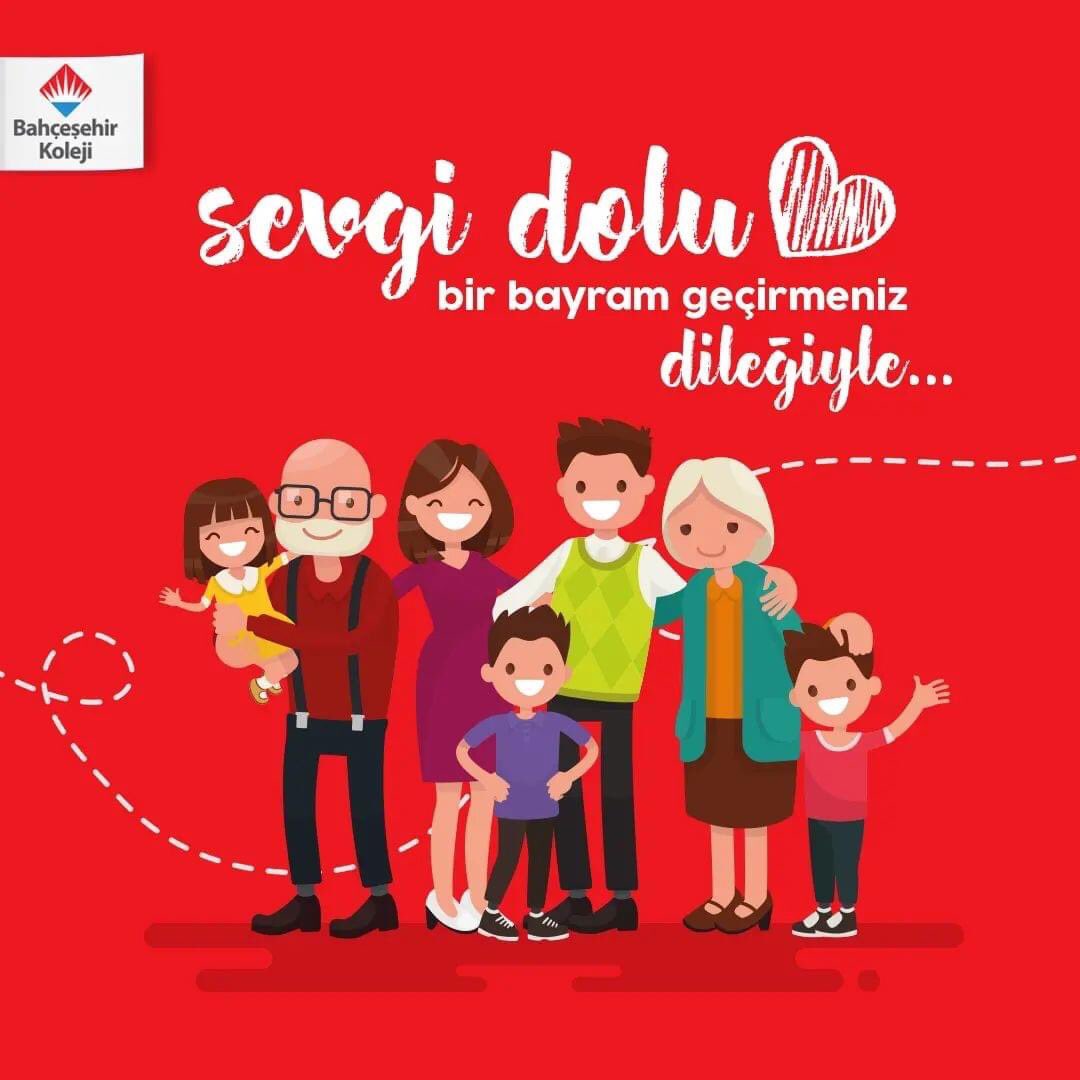Sevdiklerinizle birlikte mutlu bir bayram geçirmenizi dileriz. 💐🍬 

#bahçeşehirkoleji ❤️💙 
#iyibayramlar