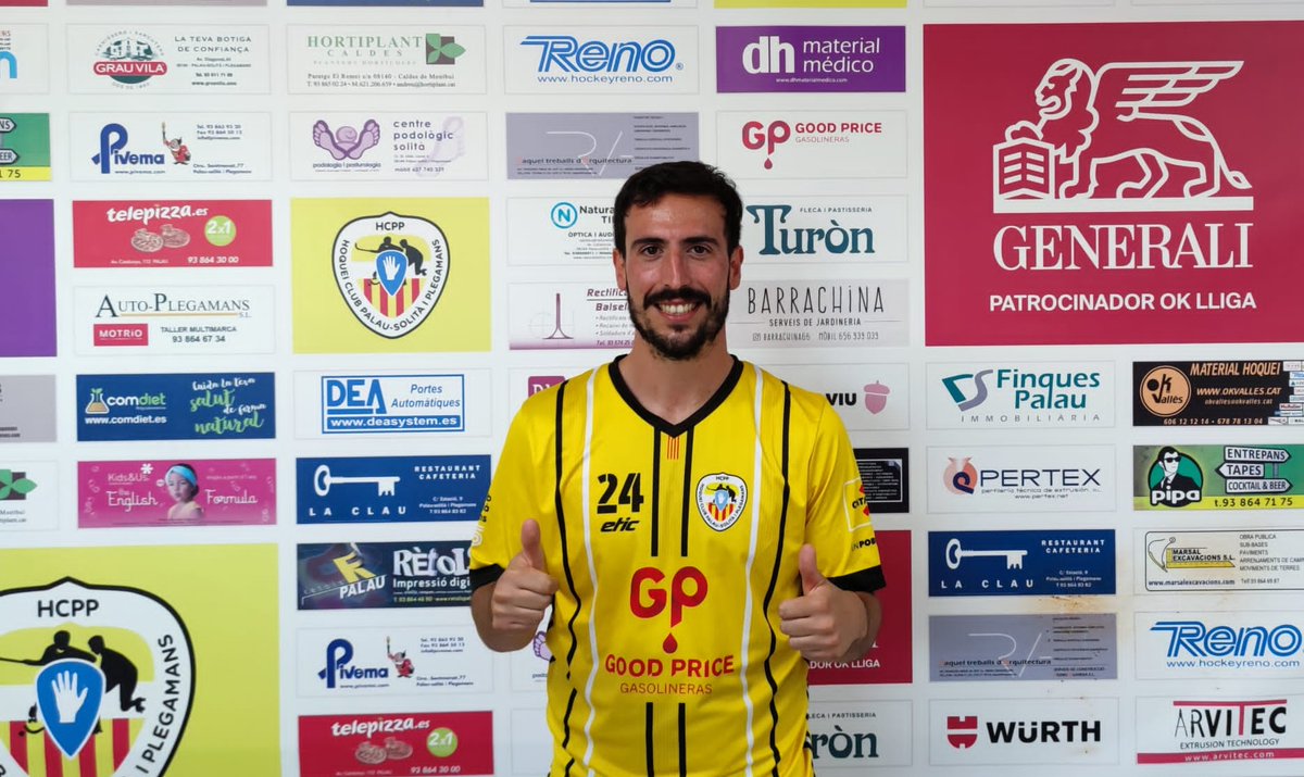 hcpalau's tweet photo. ❗OFICIAL❗

🤝 Ferran Rosa, nou jugador de l'Hoquei Club Palau!

🙌 Bentornat a casa!

#ForçaPalau https://t.co/Gf32VWjED1
