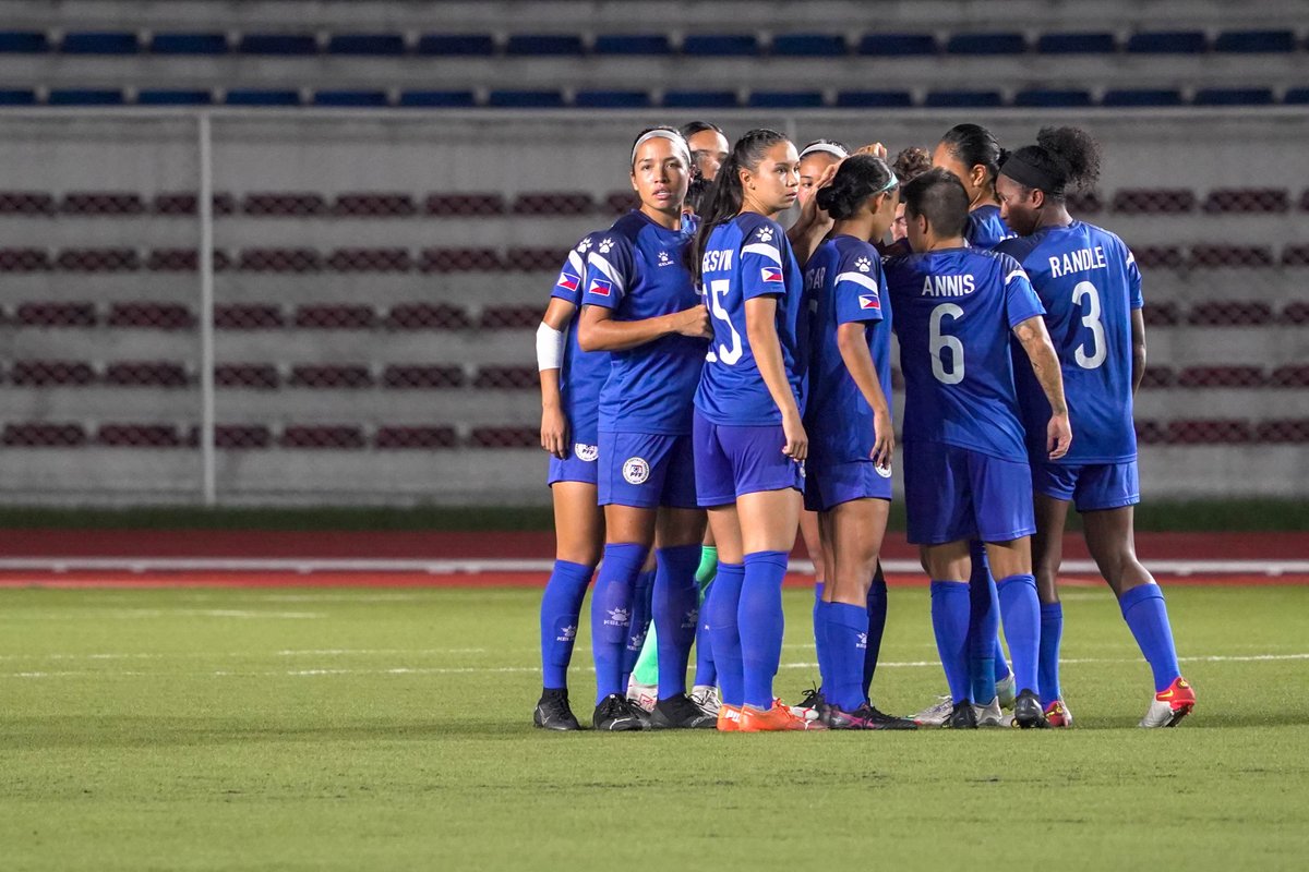 philfootball's tweet photo. 𝐆𝐀𝐌𝐄 𝐃𝐀𝐘 | 🇵🇭 vs. 🇮🇩

The Filipinas take on Indonesia in their #AFFWomens2022 Group A clash at 7 PM at the Rizal Memorial Stadium!

🎫 @smtickets outlets and at the stadium
📺 @OneSportsPHL
💻 @PilipinasWNFT

#LabanFilipinas #ParaSaBayan #WinTheMoment #RisingTogether https://t.co/UQ5KqIc5Uu