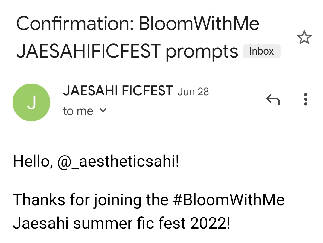 _aestheticsahi's tweet photo. busy who? ofc #imjoining coz its my comfort ship ✨ #BloomWithMe #JAESAHIFICFEST summer fic fest 2022 💛 https://t.co/7ohV6COHZF