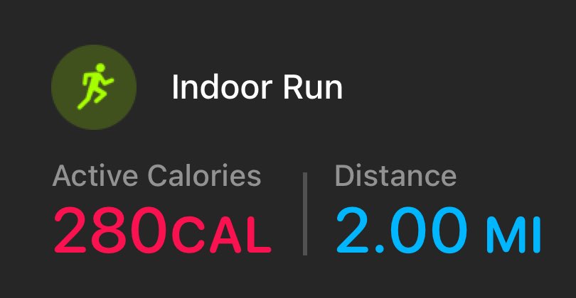 Ravae96's tweet photo. Inspired by Bloomer’s daily run! ⁦⁦@sachurchill⁩ First treadmill #WOG in a long time! #HappyED https://t.co/Bf6ISe5jON