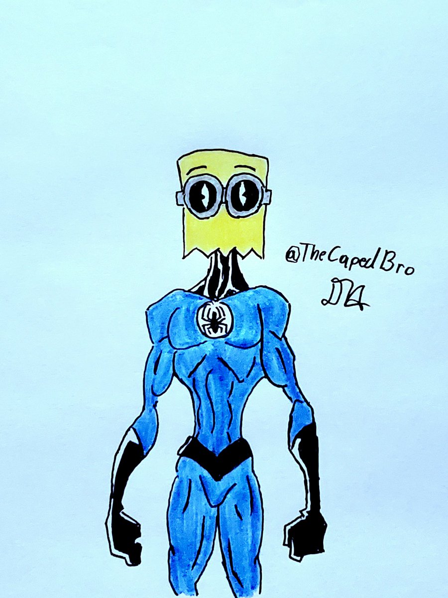 caped_3's tweet photo. The Bombastic Bag-Man
#Marvel #SpiderMan #soney #Villainous #DrFlug #fanart #drawing https://t.co/vcDQm3O0XB