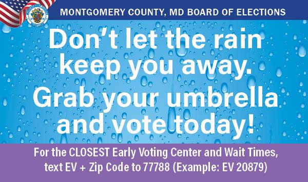 777Vote's tweet photo. EARLY VOTING DAY 3! 📲 For the nearest early voting center, directions and ZERO wait-times, text EV plus Zip code (Example: EV 20879) to 77788. 🗳 🇺🇸
#YourVoiceYourVote2022 https://t.co/jJ7GrHpLFr