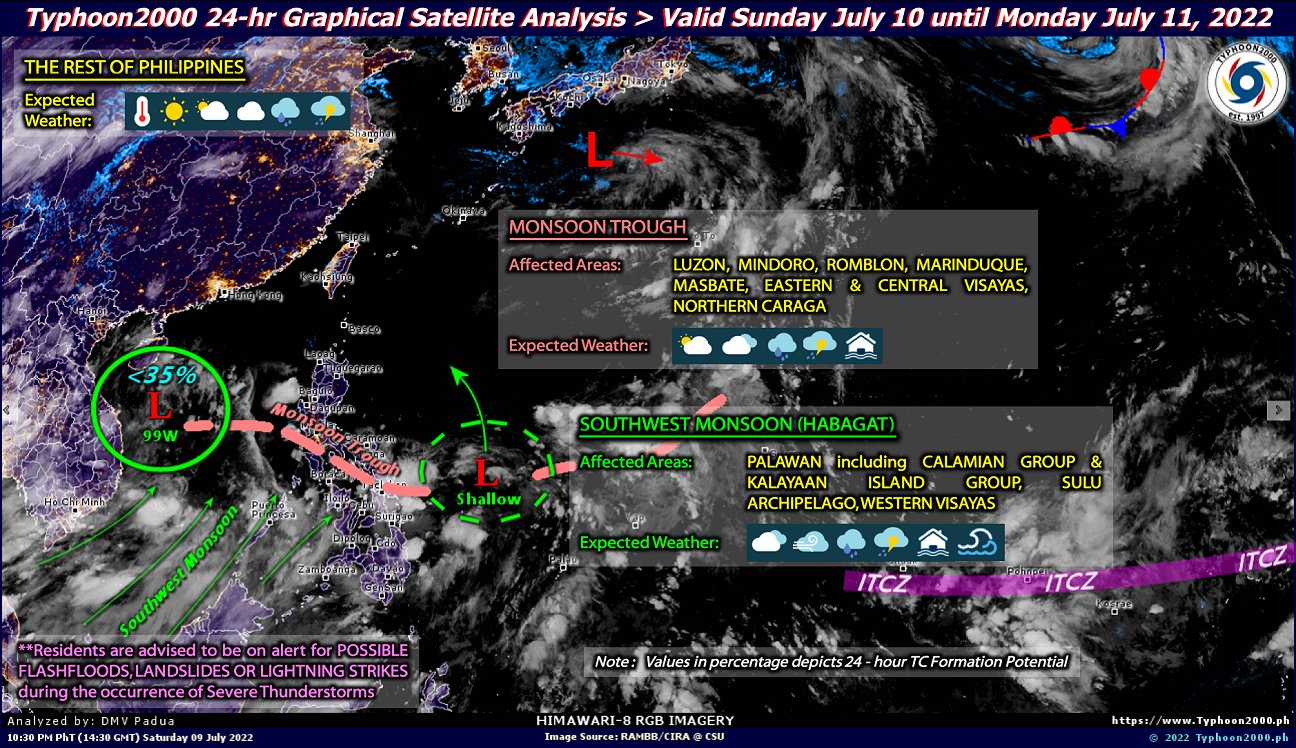 Typhoon2000 on Twitter: "T2K 24-hr GraphSat Analysis for Jul 10-11