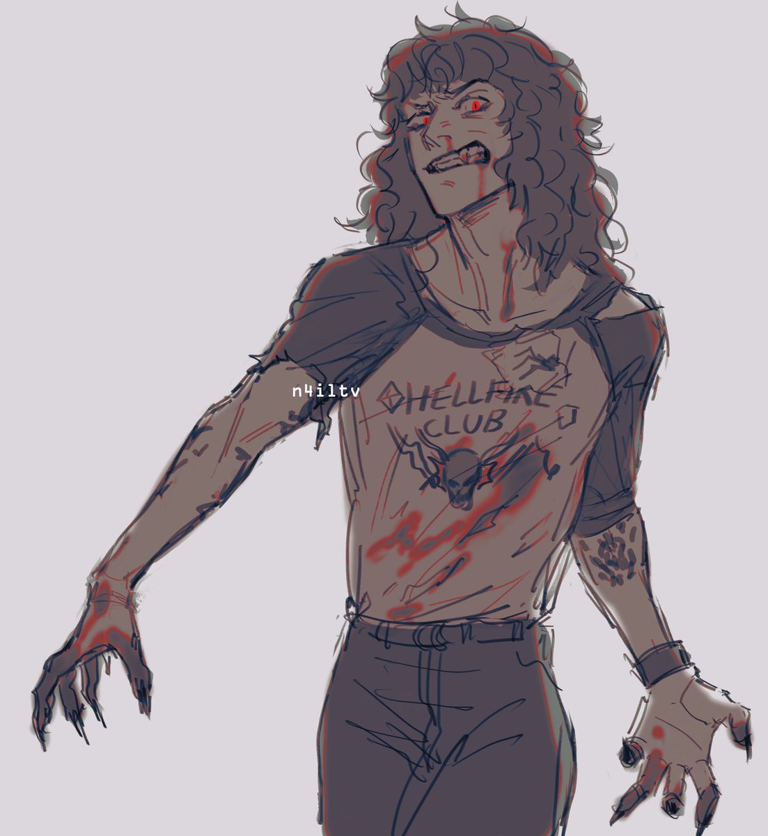 n4iltv's tweet photo. oh we better mf see him as a vampire in season 5 #StrangerThings #EDDIEMUNSON #eddiemunsonfanart https://t.co/IOoxSFcHgZ