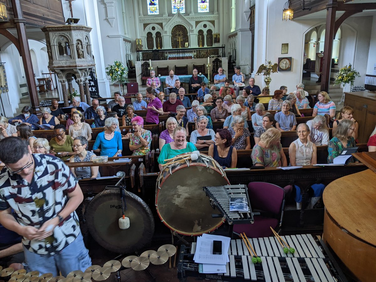 lewishamchorsoc's tweet photo. Our rehearsal earlier, see you on the ice at 7.30pm! Apologies that it's only proverbial ice! 😎 https://t.co/0ByX7LIvwg