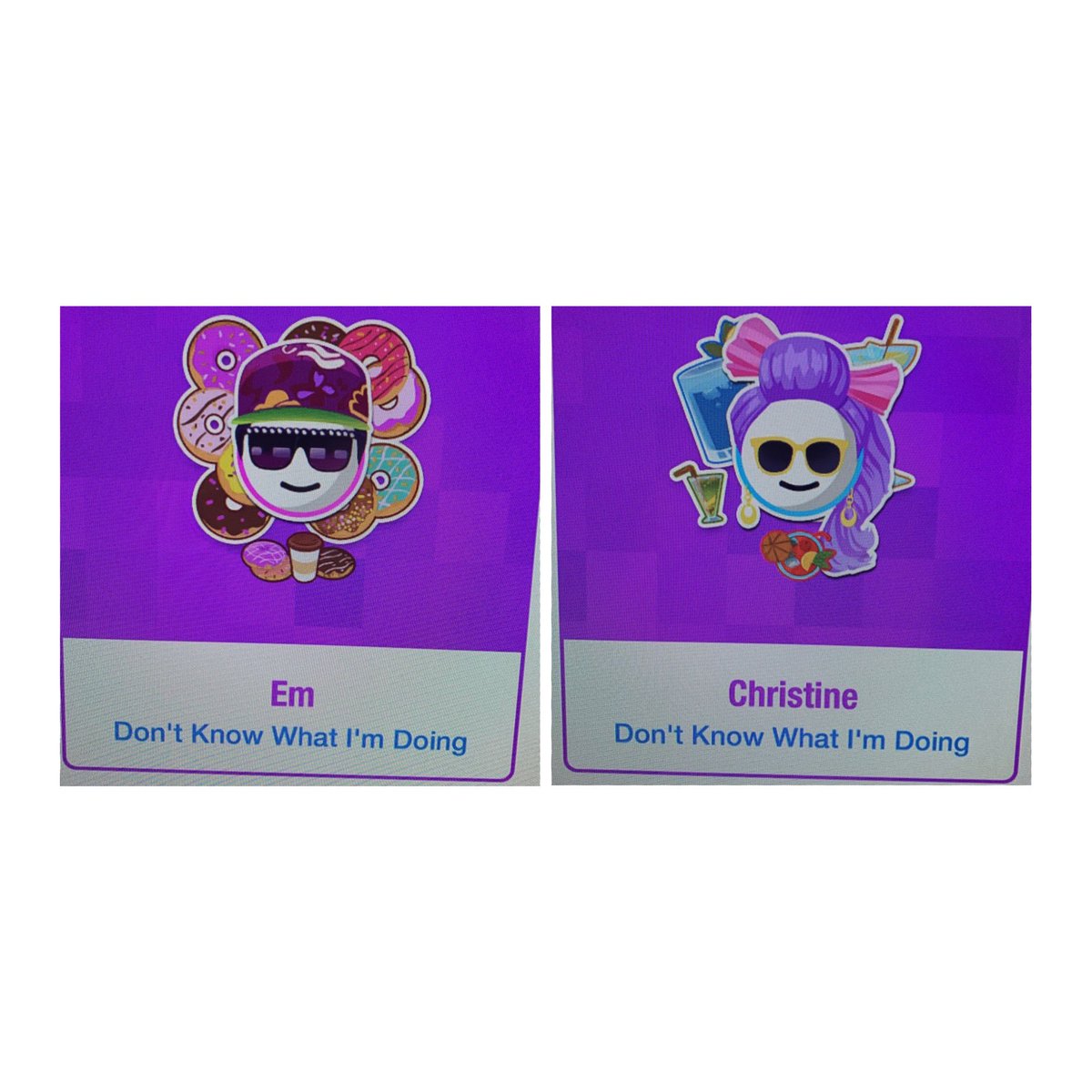 AleJuliet's tweet photo. @ATWWDpodcast I made @TheEmSchulz and @xtineschiefer just dance’s avatars https://t.co/ni0rh7odu0