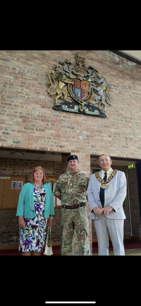 Members of 124 Recovery Company received their QPJM from the Major of Newton Aycliffe. <a href="/102fsR/">102FS Bn REME</a> <a href="/The_Black_Rats/">4 (UK) Brigade 🇬🇧</a> @101_Log_Bde @nerfca <a href="/chambers552325/">Stuart Chambers</a>