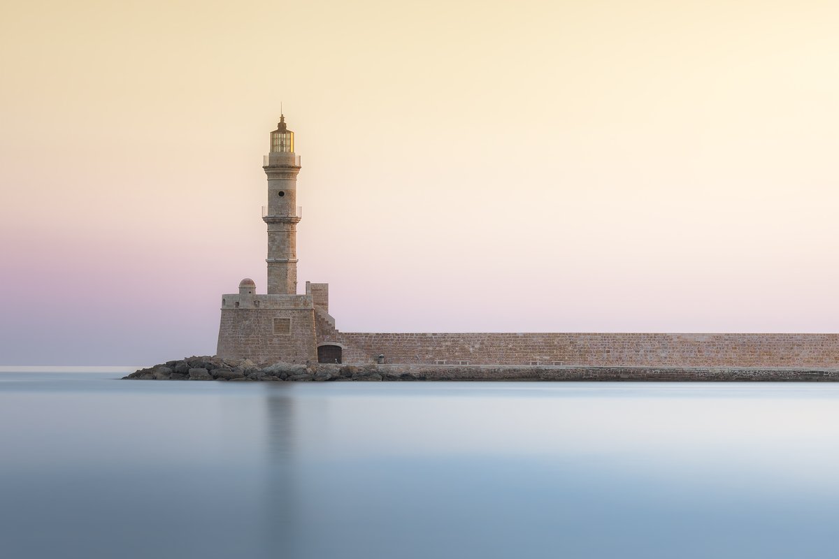 Venetian Lighthouse - Town of Chania, #Crete #dPSWeeklyChallenge #dPSGoldenHour #nikonphotography <a href="/NikonEurope/">NikonEurope</a> #longexposure #Sigma #sea #seascape