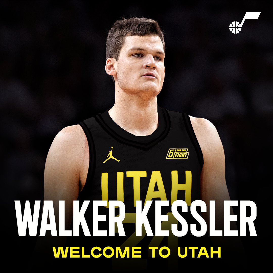 Welcome to Utah, @WalkerKessler13! #TakeNote nba.com/jazz/news/utah…