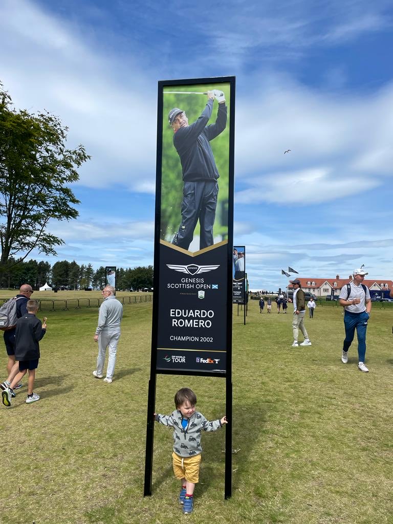 PacoAlemanGolf's tweet photo. 20 años del triunfo del gran Eduardo Romero ⁦@ScottishOpen⁩ y el campeonato se ocupó de recordarlo https://t.co/9jllUjbkCq