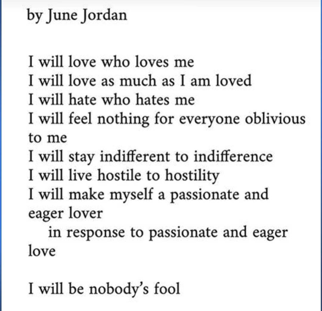 Happy birthday June Jordan Thank you 