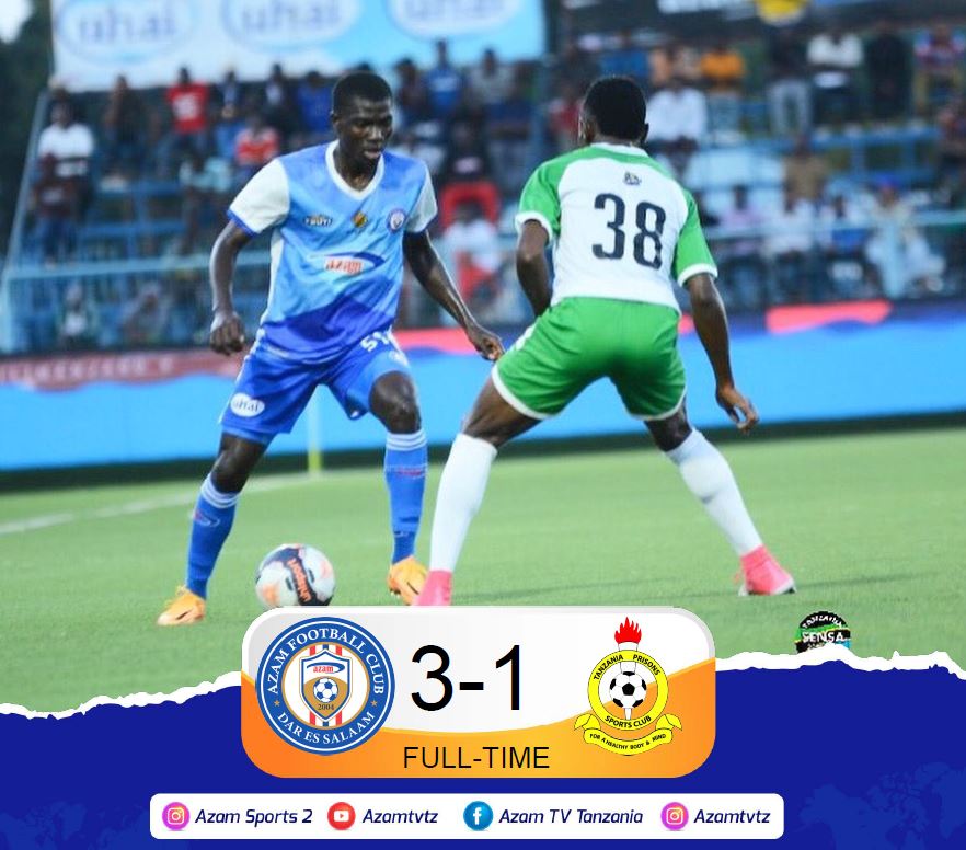 azamtvtz's tweet photo. #U20PremierLeague: Ni ushindi mwingine kwa Azam FC na wanatinga robo fainali huku Tanzania Prisons wakiyaaga mashindano.  

FT: Azam FC 3-1 Tanzania Prisons 

Inayofuata ni Mbeya City vs Coastal Union

#U20PremierLeague2022 #LigiKuuYaVijanaU20 #LigiKuuYaVijana  #AzamFCU20 https://t.co/AUPxrCW8ZI