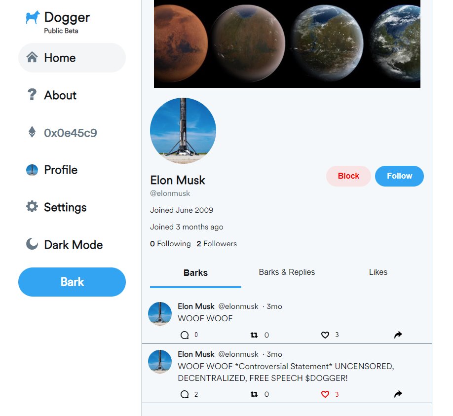 Guess where <a href="/elonmusk/">Elon Musk</a> moved on to? 👀

#DoggerCryptoPlatform 
- mockup by $DOGGER