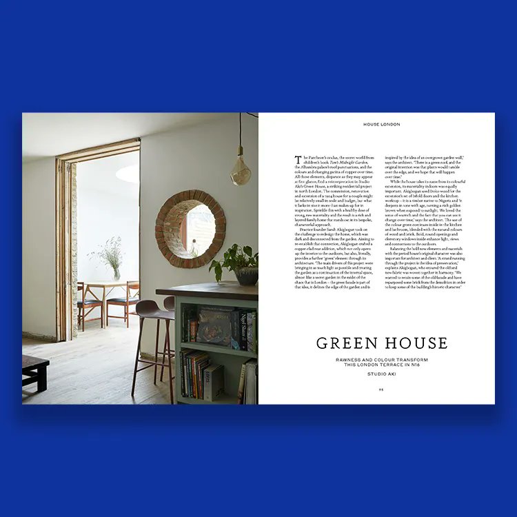 Super chuffed to be included in this lovely book, 'House London' by Ellie &amp; Anna Stathaki, <a href="/EllieIsTweeting/">Ellie Stathaki</a>, <a href="/AnnaIsTweeting_/">Anna Stathaki</a> with 'The Green House' <a href="/studioaki/">studioaki</a> Can't wait to see all the other projects...humbled to be in the company of those I've  had a glimpse of. @QuartoKnows