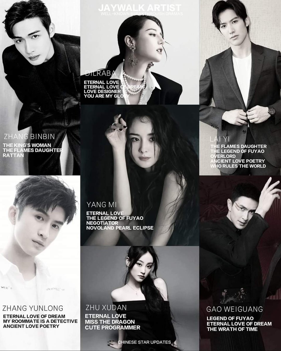 victorrr_np's tweet photo. #JaywalkStudio successful Artist with their well-received dramas that marked their rising influence and breakthrough careers in entertainment industry. 😍🥰

#CareerHighlights byCSU ✍🏻
Cr. Chinese Star Updates https://t.co/omUYCLNRpq