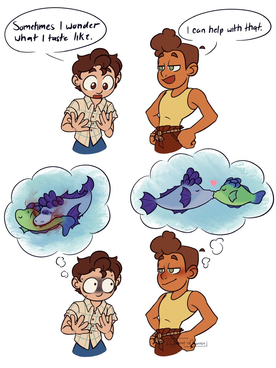 n0ughtsense's tweet photo. | #Luca #PixarLuca #lucafanart #luberto #Pixar | https://t.co/d2hNZrTP5f