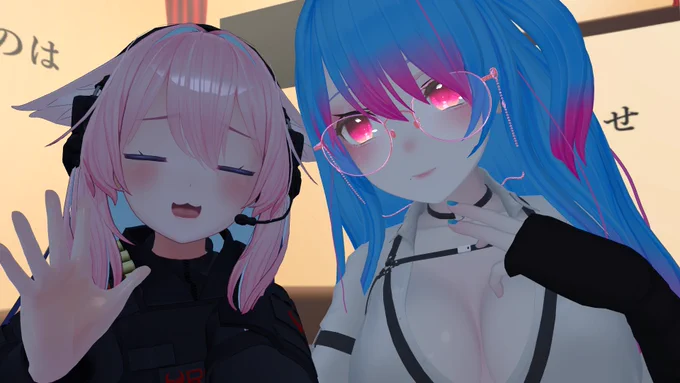 みくりさんとツーショット!(*`ω`*)
いろいろお話できてよかった～!!
Harunaさんとツーショット! 