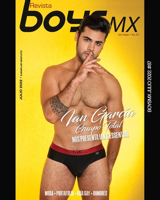 Actitud y sensualidad es lo que nos mostró @iangarciamx para en portada de @revistaboysmx julio. El tapatío