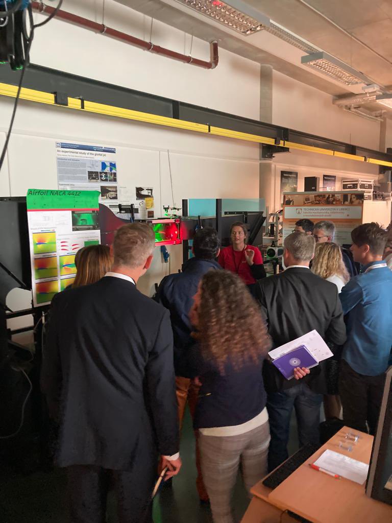 CZernikovD's tweet photo. Back to the future!
Great presentation of labs at @TULiberec! Thank you everybody who prepared such a lovely visit!
#nanotechnology #3Dprinting #autonomousdriving #lasermeasuring #AugmentedReality https://t.co/cu2UF3EjyO