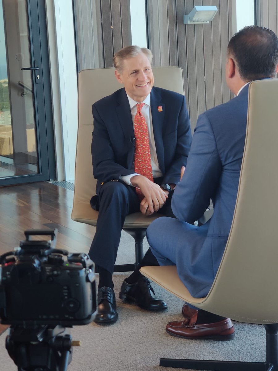 JohnHewko's tweet photo. I recently had the pleasure to sit down with RPIC Sergio Almeida. We discussed the challenges Rotary faces, its support for Ukraine, and the great work that Rotary does to #EndPolio. Thank you for your efforts and a great conversation, Sergio! https://t.co/5Mr1AGCxwp