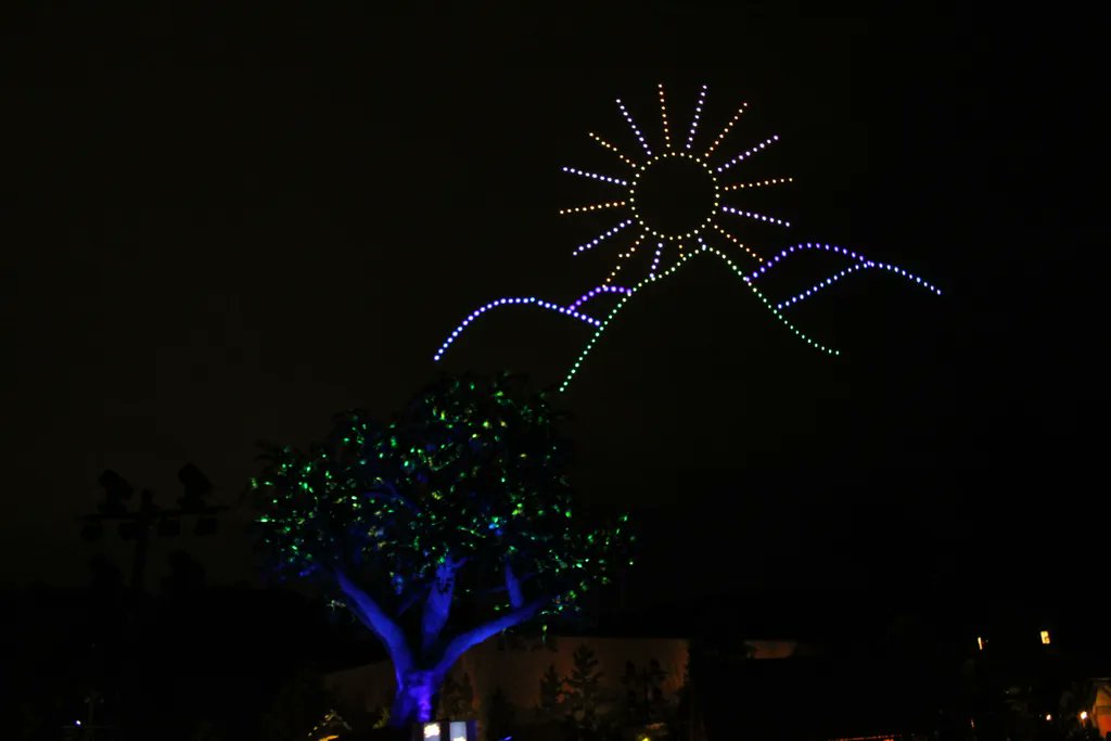 DollywoodP's tweet photo. Looking forward to another round of drones at @Dollywood tonight! #SweetSummerNights https://t.co/LrnYMVHi0c