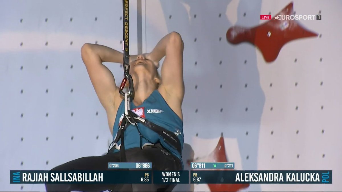 . <a href="/ola_kalucka/">Ola Kałucka</a> awansowała do finału wspinaczki na czas w Chamonix❗

Chodźcie kibicować❗

Transmisja trwa w Eurosporcie 1 i #EurosportExtra w player.pl