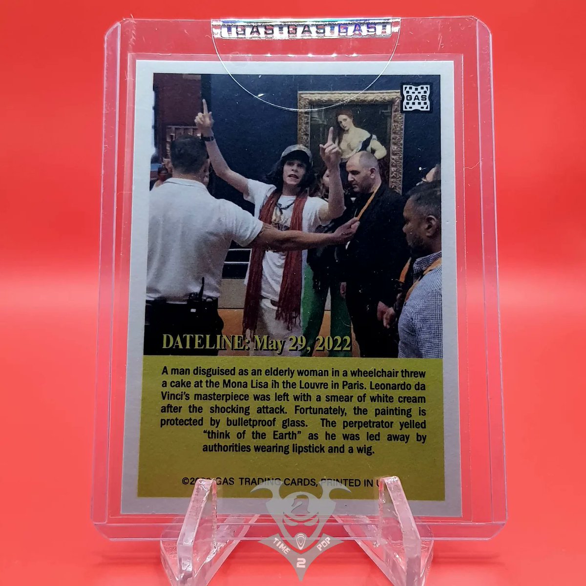 time2_pop's tweet photo. Mail call📬
Limited edition Gas trading card #monalisa Cake Day🎂added to my #tradingcards collection https://t.co/nGg1yMMS7s