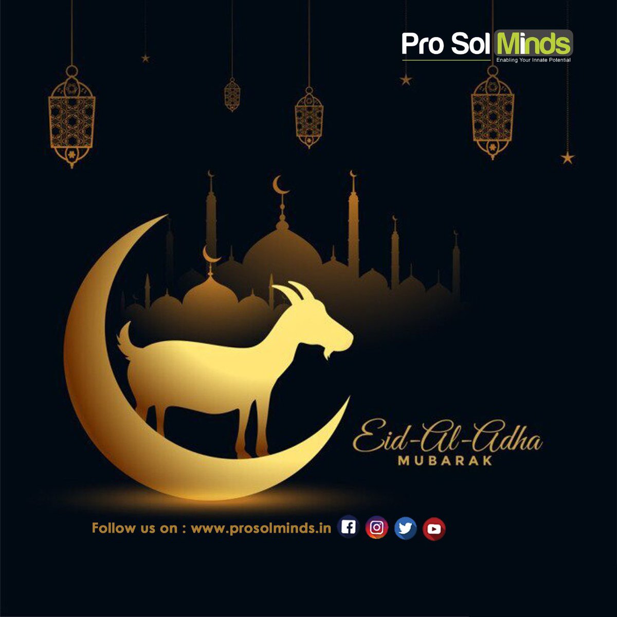 MindsProsol's tweet photo. Eid-al-adha mubarak #EidAlAdha #EidMubarak #prosolminds #fayazshaikpsm @MindsProsol @Fayazprince91 https://t.co/Th1kyGSS0z
