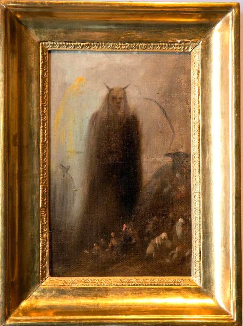 IglesiadeSatan's tweet photo. "Visión fantasmal". Por Francisco de Goya, 1801. https://t.co/GjSzYRqtKq