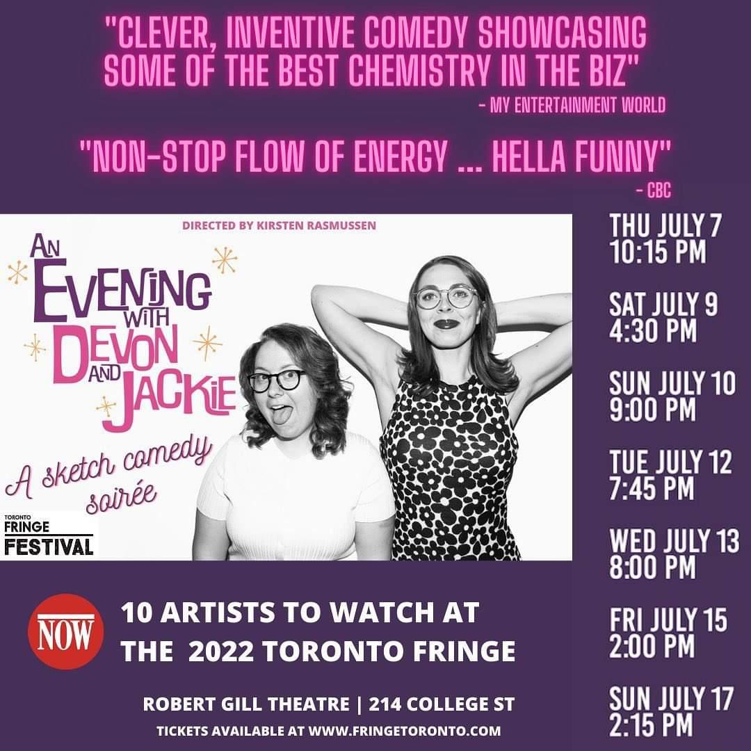 Super tight sketch comedy, rapid-fire laughs, some on-point topicality, but nothing that upends the joyful absurdity that is <a href="/TwoSonComedy/">TwoSon</a>. An Evening with Devon &amp; Jackie @ Robert Gill Theatre #fringereview #tofringe22 #fringeisfunny #FringeTO  fringetoronto.com/fringe/show/ev…