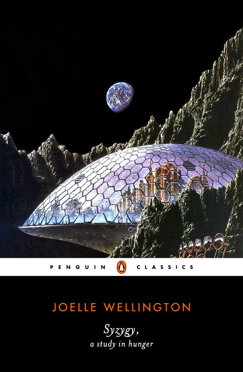 joelle_welling's tweet image. look at the penguin covers i made for me and my friends. they are all writing serious dark fiction and it's me with my little space fantasy 😛