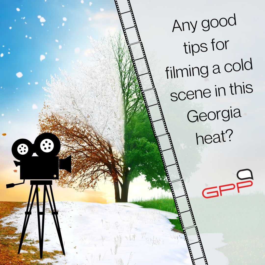 GA_Production's tweet photo. Filming any scene in this Georgia Heat can be challenging. What are your tips for filming a cooler scene in the middle of July?
https://t.co/hpkIHrvzIZ
#cinematographers #filmstudio #atlwood #GAheat #ChristmasInJuly #summerfilming #filmmakerslife https://t.co/8rAFJJvoPT