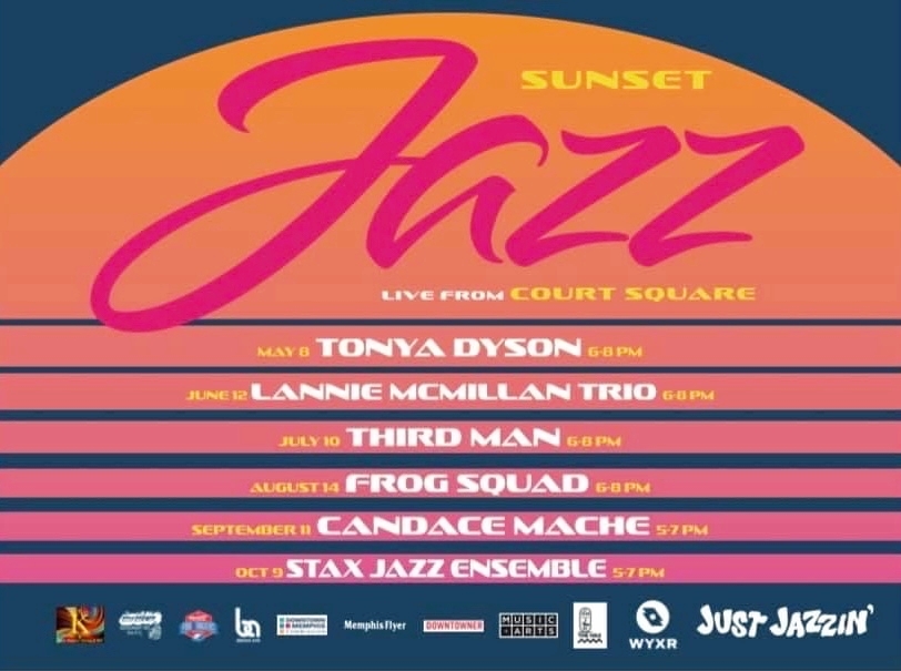 DowntownMemphis's tweet photo. 🌇🎶 TOMORROW! Enjoy some live jazz music from Third Man at #SunsetJazz from 6-8pm in Court Square Park! https://t.co/NqmSFMMXsD

📸: Sunset Jazz at Court Square FB
#downtownmemphis #memphismusic #memphisevents https://t.co/fUq8aswa1q