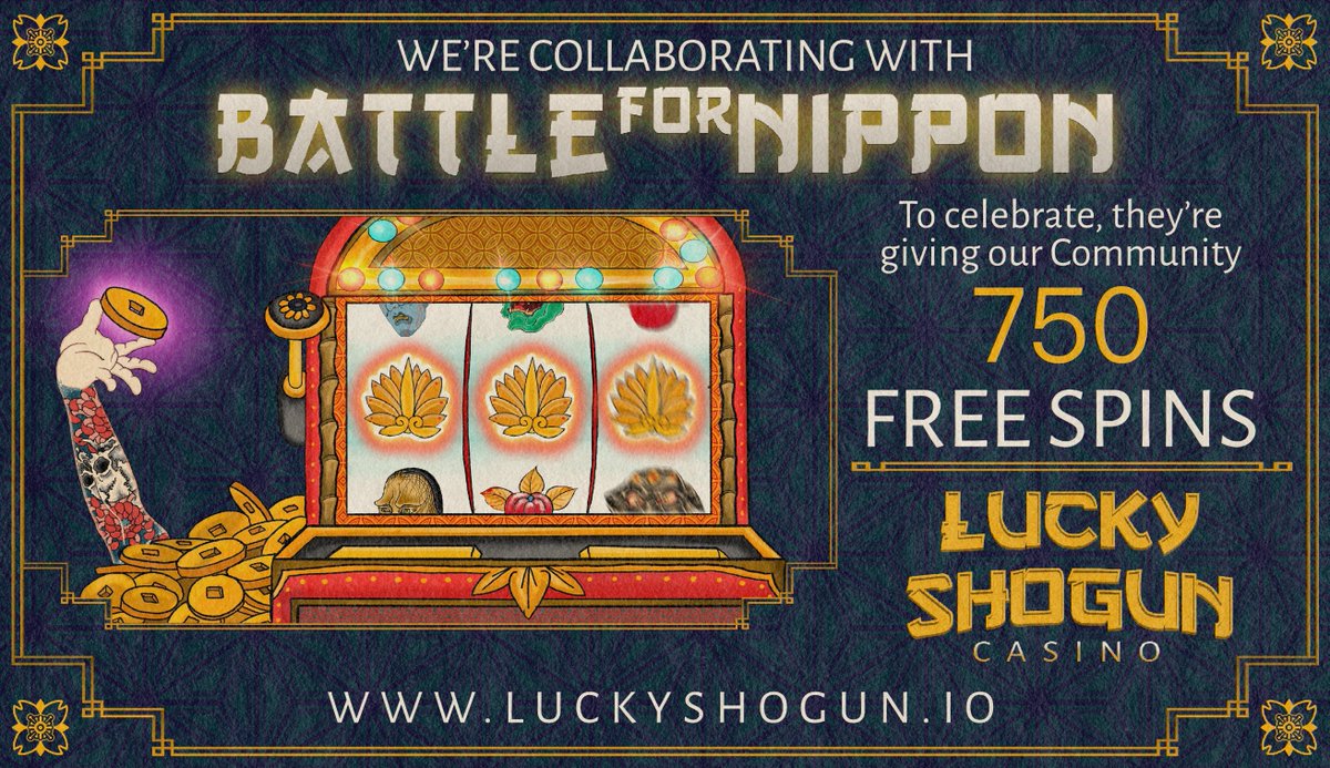 onlinetradehut's tweet photo. BFN X Bears On Smoke 🐻🎰

@battlefornippon has gifted our community 750 FREE SPINS 🥳

(FCFS 15 Free Casino spins each to 50 members of BOS) 

Join below to participate ⬇

 https://t.co/XTXqNf0tGt

Goodluck Degens 🐻

#NFT #NFTs #NFTGiveaway #luckyshogun #Solana #SolanaNFT https://t.co/eDDuOVJYZE