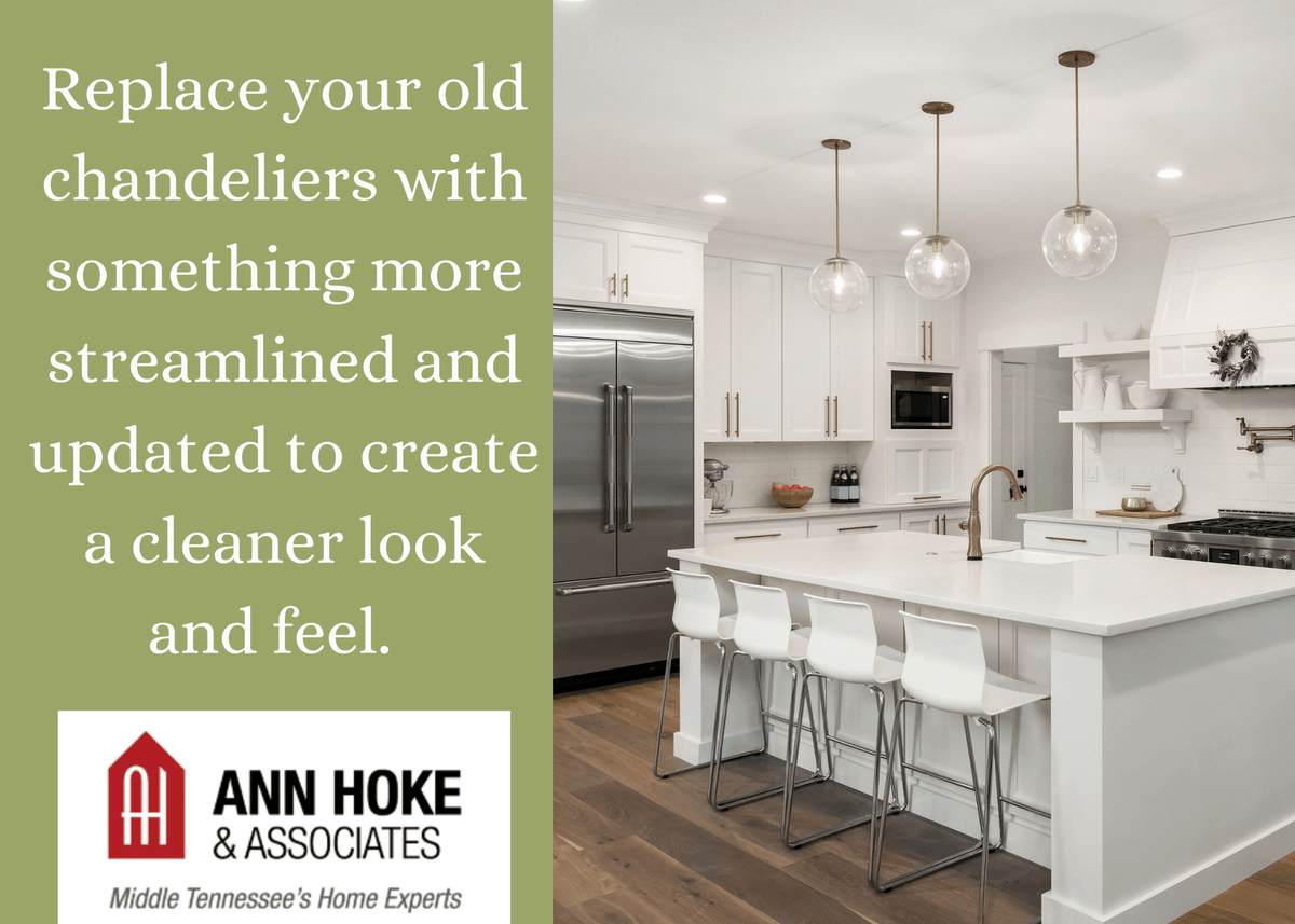 AskAnnHoke's tweet photo. The saying, "It's all about the lighting" is so accurate, especially when it comes to your home.  Make sure you are not dating your home with lighting that can easily be changed out. https://t.co/PadSGgpe4D