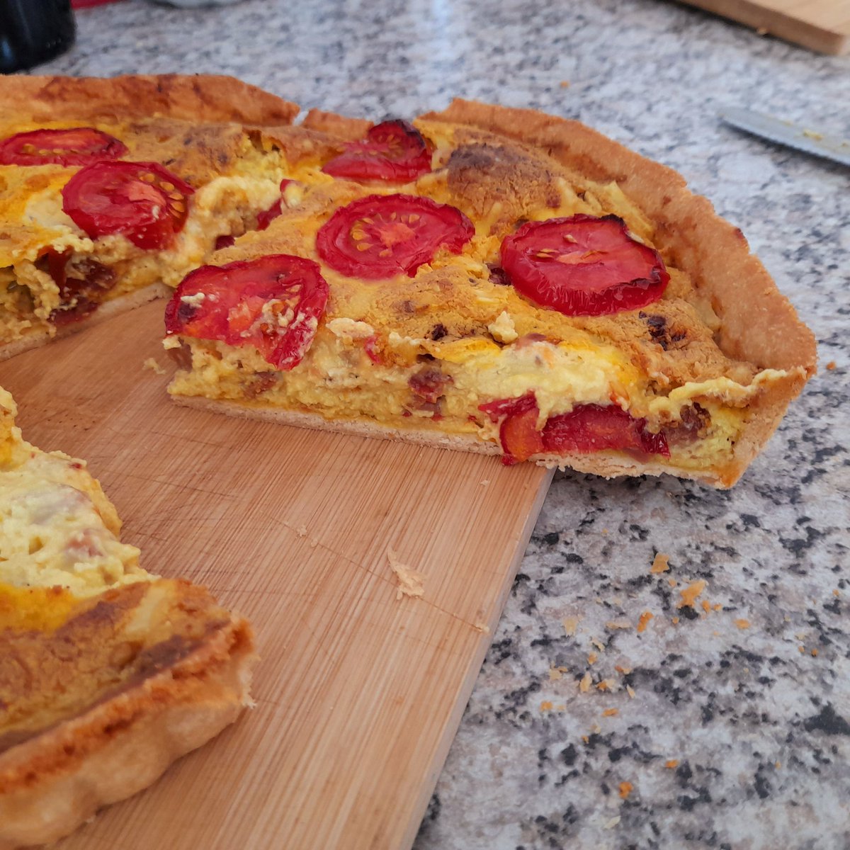 Homemade Vegan Quiche Lorraine made by her Chefness #veganfood